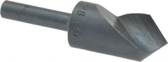 M.A. Ford - 5/8" Head Diam, 1/4" Shank Diam, 1 Flute 90° High Speed Steel Countersink - All Tool & Supply