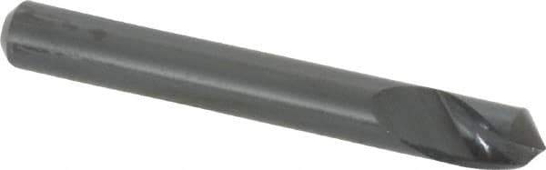 M.A. Ford - 3/16" Head Diam, 3/16" Shank Diam, 1 Flute 100° High Speed Steel Countersink - Bright Finish, 1-1/2" OAL, 0.045" Nose Diam, Single End, Straight Shank, Right Hand Cut - All Tool & Supply