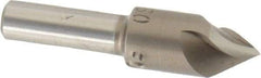 M.A. Ford - 3/8" Head Diam, 1/4" Shank Diam, 3 Flute 60° High Speed Steel Countersink - Bright Finish, 1-5/8" OAL, 0.11" Nose Diam, Single End, Straight Shank, Right Hand Cut - All Tool & Supply