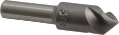 M.A. Ford - 3/8" Head Diam, 1/4" Shank Diam, 3 Flute 82° High Speed Steel Countersink - All Tool & Supply