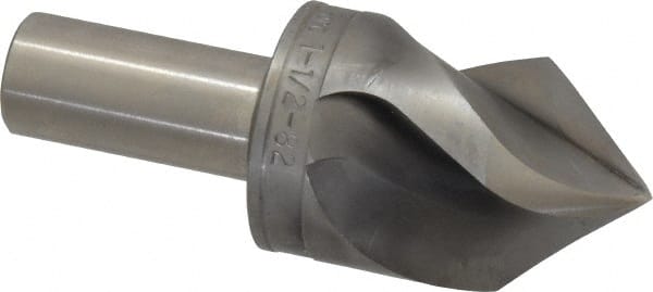 M.A. Ford - 1-1/2" Head Diam, 3/4" Shank Diam, 3 Flute 82° High Speed Steel Countersink - All Tool & Supply