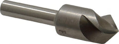 M.A. Ford - 1/2" Head Diam, 1/4" Shank Diam, 3 Flute 90° High Speed Steel Countersink - All Tool & Supply