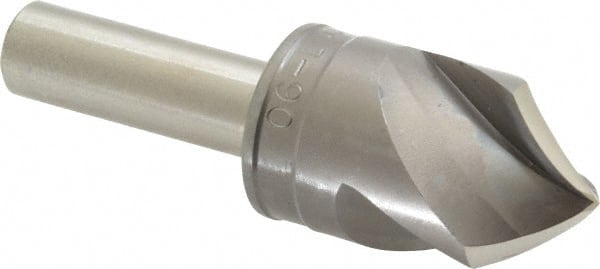 M.A. Ford - 1" Head Diam, 1/2" Shank Diam, 3 Flute 90° High Speed Steel Countersink - All Tool & Supply