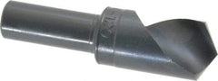 M.A. Ford - 3/4" Head Diam, 1/2" Shank Diam, 1 Flute 120° High Speed Steel Countersink - Bright Finish, 2-3/4" OAL, 0.12" Nose Diam, Single End, Straight Shank, Right Hand Cut - All Tool & Supply