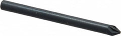 M.A. Ford - 1/8" Head Diam, 1/8" Shank Diam, 6 Flute 60° High Speed Steel Countersink - All Tool & Supply