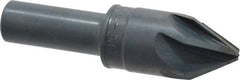 M.A. Ford - 3/4" Head Diam, 1/2" Shank Diam, 6 Flute 60° High Speed Steel Countersink - All Tool & Supply