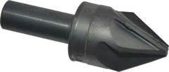 M.A. Ford - 1" Head Diam, 1/2" Shank Diam, 6 Flute 60° High Speed Steel Countersink - All Tool & Supply