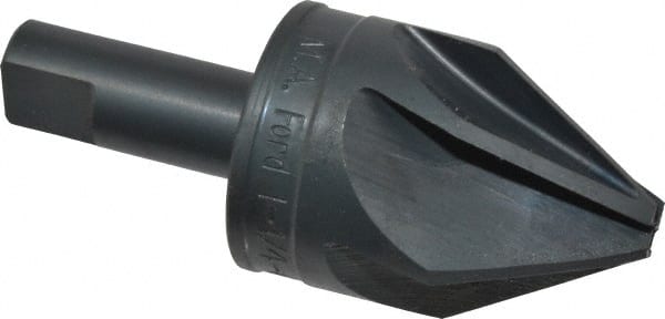 M.A. Ford - 1-1/4" Head Diam, 1/2" Shank Diam, 6 Flute 60° High Speed Steel Countersink - All Tool & Supply