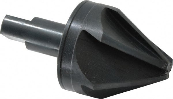 M.A. Ford - 2" Head Diam, 3/4" Shank Diam, 6 Flute 60° High Speed Steel Countersink - All Tool & Supply