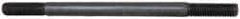 Value Collection - 3/8-16 5-1/2" OAL Equal Double Threaded Stud - Black Oxide Finish - All Tool & Supply