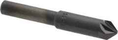 M.A. Ford - 5/16" Head Diam, 1/4" Shank Diam, 6 Flute 82° High Speed Steel Countersink - Bright Finish, 2" OAL, 0.08" Nose Diam, Single End, Straight Shank, Right Hand Cut - All Tool & Supply