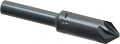 M.A. Ford - 3/8" Head Diam, 1/4" Shank Diam, 6 Flute 82° High Speed Steel Countersink - All Tool & Supply