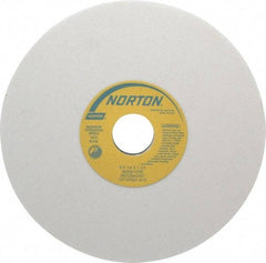 Norton - 8" Diam x 1-1/4" Hole x 1/4" Thick, I Hardness, 80 Grit Surface Grinding Wheel - Aluminum Oxide, Type 1, Medium Grade, 3,600 Max RPM, Vitrified Bond, No Recess - All Tool & Supply