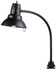 Electrix - 22 Inch, Gooseneck, Direct Mounted, Incandescent, Black, General Purpose Task Light - 100 Watt, 12 Volt, Nonmagnifying - All Tool & Supply