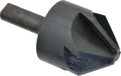 M.A. Ford - 2-1/2" Head Diam, 3/4" Shank Diam, 6 Flute 82° High Speed Steel Countersink - Exact Industrial Supply