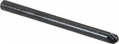 M.A. Ford - 1/8" Head Diam, 1/8" Shank Diam, 6 Flute 90° High Speed Steel Countersink - All Tool & Supply