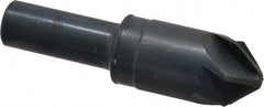 M.A. Ford - 3/4" Head Diam, 1/2" Shank Diam, 6 Flute 90° High Speed Steel Countersink - All Tool & Supply