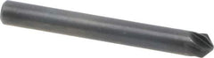 M.A. Ford - 3/16" Head Diam, 3/16" Shank Diam, 6 Flute 100° High Speed Steel Countersink - Bright Finish, 1-1/2" OAL, 0.04" Nose Diam, Single End, Straight Shank, Right Hand Cut - All Tool & Supply