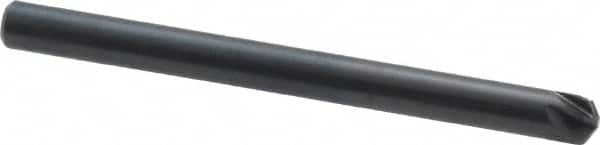 M.A. Ford - 1/8" Head Diam, 1/8" Shank Diam, 6 Flute 120° High Speed Steel Countersink - All Tool & Supply