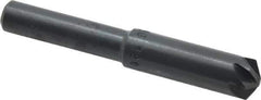 M.A. Ford - 5/16" Head Diam, 1/4" Shank Diam, 6 Flute 120° High Speed Steel Countersink - Bright Finish, 2" OAL, 0.08" Nose Diam, Single End, Straight Shank, Right Hand Cut - All Tool & Supply