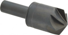 M.A. Ford - 1" Head Diam, 1/2" Shank Diam, 6 Flute 120° High Speed Steel Countersink - All Tool & Supply