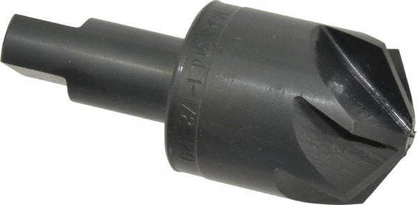 M.A. Ford - 1-1/2" Head Diam, 3/4" Shank Diam, 6 Flute 120° High Speed Steel Countersink - All Tool & Supply