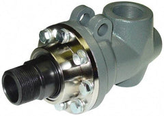 Barco - 1-1/2 NPT Right Hand Rotor Thread, 1-1/2" NPT Port, 9-1/16" Body Length, Dual Flow, High Temperature (Steam), Rotary Union - 300 Max RPM, 250 Max Steam psi, 500 Max Water psi - All Tool & Supply