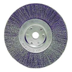 ‎6″ Diameter-1/2″-5/8″ Arbor Hole - Crimped Steel Wire Straight Wheel - All Tool & Supply