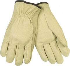 MCR Safety - Size M General Protection Work Gloves - For Work & Driver, Uncoated, Natural, Paired - All Tool & Supply