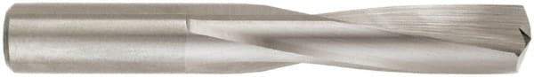 M.A. Ford - 0.242" 135° Spiral Flute Solid Carbide Screw Machine Drill Bit - TiN Finish, Right Hand Cut, 1-3/8" Flute Length, 2-1/2" OAL, Straight Shank - All Tool & Supply