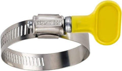 IDEAL TRIDON - SAE Size 4, 5/16 to 5/8" Diam, Stainless Steel Turn-Key Worm Drive Clamp - 5/16" Wide, Material Grade 201, Series 5Y - All Tool & Supply