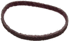 Brite Star - 1/2" Wide x 18" OAL, Aluminum Oxide Abrasive Belt - Aluminum Oxide, Medium, Nonwoven, Series SC-BS - All Tool & Supply