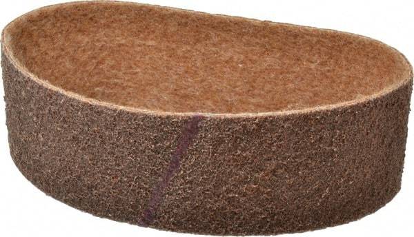 Brite Star - 3" Wide x 24" OAL, Aluminum Oxide Abrasive Belt - Aluminum Oxide, Coarse, Nonwoven, Series SC-BS - All Tool & Supply