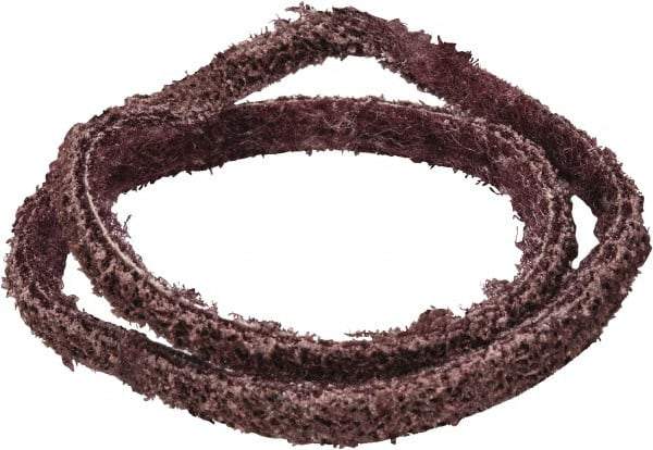 Brite Star - 1/4" Wide x 18" OAL, Aluminum Oxide Abrasive Belt - Aluminum Oxide, Medium, Nonwoven, Series SC-BS - All Tool & Supply