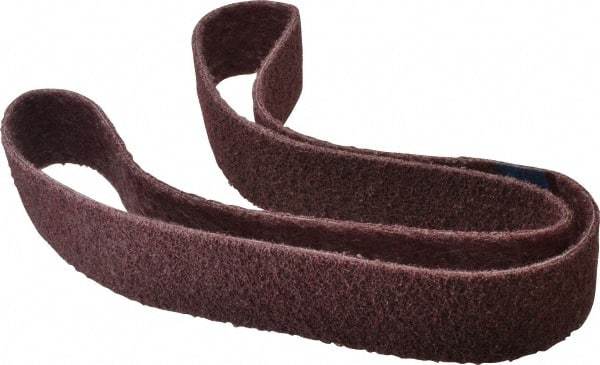 Brite Star - 2" Wide x 60" OAL, Aluminum Oxide Abrasive Belt - Aluminum Oxide, Medium, Nonwoven, Series SC-BS - All Tool & Supply