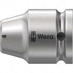 Wera - Socket Adapters & Universal Joints Type: Square-Drive to Hex Bit Adapter Female Size: 1/2 Socket Drive to 5/16 Hex - All Tool & Supply