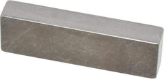 Mitutoyo - 0.2" Rectangular Steel Gage Block - Accuracy Grade AS-1, Includes Certificate of Inspection - All Tool & Supply