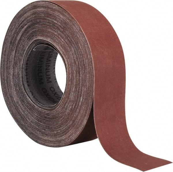 Tru-Maxx - 2" x 50 Yd 500 Grit Aluminum Oxide Cloth Roll - Super Fine Grade, J Weighted Backing - All Tool & Supply