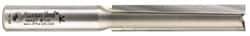 Amana Tool - 1/2" Diam, 1/2" Shank Diam, 2-1/2" Length of Cut, 2 Flute Straight Plunge Router Bit - 4-1/2" Overall Length, Carbide Tipped - All Tool & Supply