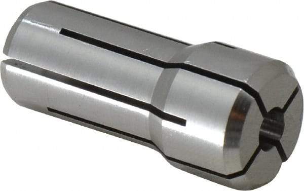 Kennametal - 0.1772 Inch, 3.7 to 4.5 mm Collet Capacity, Series DA200 Double Angle Collet - 1-3/16 Inch Overall Length, 0.539 Inch Overall Diameter, 0.001 Inch TIR - Exact Industrial Supply