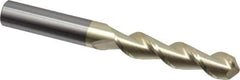 Accupro - 7/16" Diam, 2" LOC, 2 Flute Solid Carbide Ball End Mill - ZrN Finish, Single End, 4" OAL, 7/16" Shank Diam, Spiral Flute - All Tool & Supply