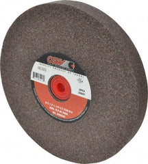 Camel Grinding Wheels - 36 Grit Aluminum Oxide Bench & Pedestal Grinding Wheel - 8" Diam x 1-1/4" Hole x 1" Thick, 3600 Max RPM, O Hardness, Very Coarse Grade , Vitrified Bond - All Tool & Supply