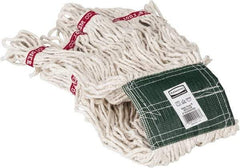 Rubbermaid - 5" Green Head Band, Medium Blended Fiber Loop End Mop Head - 4 Ply, Use for General Purpose - All Tool & Supply