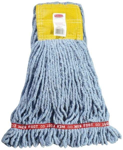 Rubbermaid - 5" Yellow Head Band, Small Blended Fiber Loop End Mop Head - 4 Ply, Use for General Purpose - All Tool & Supply