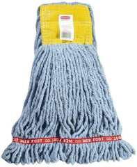 Rubbermaid - 5" Yellow Head Band, Small Blended Fiber Loop End Mop Head - 4 Ply, Use for General Purpose - All Tool & Supply