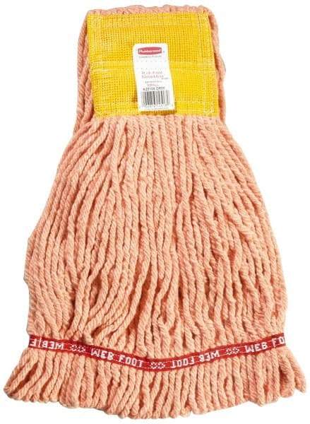 Rubbermaid - 5" Yellow Head Band, Small Blended Fiber Loop End Mop Head - 4 Ply, Use for General Purpose - All Tool & Supply