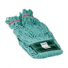 Rubbermaid - 5" Green Head Band, Medium Blended Fiber Loop End Mop Head - 4 Ply, Use for General Purpose - All Tool & Supply