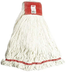 Rubbermaid - 5" Red Head Band, Large Blended Fiber Loop End Mop Head - 4 Ply, Use for General Purpose - All Tool & Supply