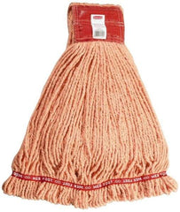 Rubbermaid - 5" Red Head Band, Large Blended Fiber Loop End Mop Head - 4 Ply, Use for General Purpose - All Tool & Supply