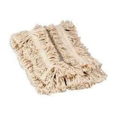 Rubbermaid - 48" Long x 5" Wide Yarn Blend Dust Mop Head - Envelope Connection, White - All Tool & Supply